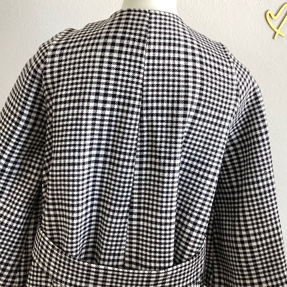 \H&M\ Houndstooth Draping Coat - Picture 10 of 16
